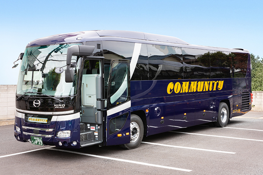 東京の貸切バス|運転手付きで格安の見積もりなら「コミニティ交通」|バス